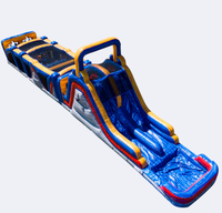 Parcours d'obstacles gonflable commercial en PVC pour enfants - Château gonflable géant haute capacité pour location de fête, taille personnalisable, marque Leteng 2-3