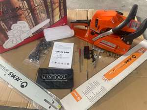 เลื่อยโซ่ยนต์จีนราคาดี Ojenas 2.2kw 58CC เครื่องยนต์เบนซิน 5800 สตาร์ทง่าย ได้รับการรับรองมาตรฐาน CE สำหรับขาย - Product Image 2