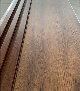 Panneau mural cannelé décoratif en bois massif composite plastique WPC - Product Image 2