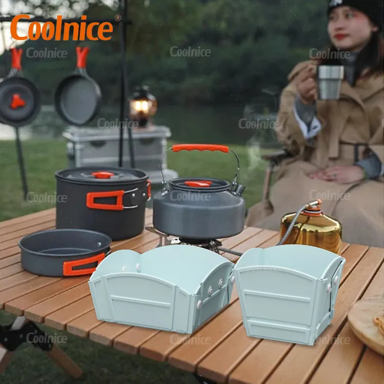 New Arrival Camping Tool And Accessories For Cooking Multi Functional Cutting Board Cook Set For Camping