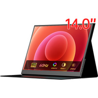 Monitor Portátil Eimio Ultraligero y Fácil de Transportar, con Tiempo de Respuesta de 8ms y 250nit, para Oficina, Juegos y Extensión de Pantalla