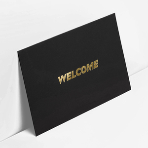 <span class=keywords><strong>Enveloppe</strong></span> carrée pliante en papier recyclé noir avec <span class=keywords><strong>enveloppe</strong></span> en papier kraft personnalisée - Product Image 5