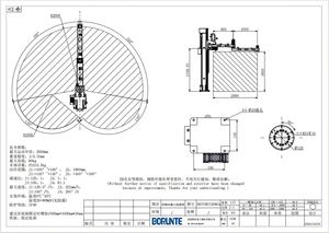 Robot de Paletización de Cuatro Ejes Borunte BRTIRPZ2080A con PLC, Caja de Cambios y Motor |   Alcance del brazo de 2000 mm |   Capacidad de Carga de 80 kg |   IP40 - Product Image 4