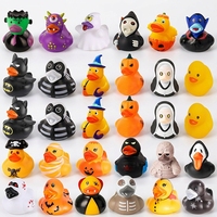 Nouvelle boîte mystère de canards en plastique pour Halloween, petit canard jaune pour enfants, figurine de canard pour Halloween, calendrier de compte à rebours, boîte cadeau