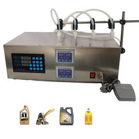 Ventes directes d'usine 4 têtes machine de remplissage 3.5L quantitatif liquide machine de remplissage jus machine de remplissage pour les petites entreprises