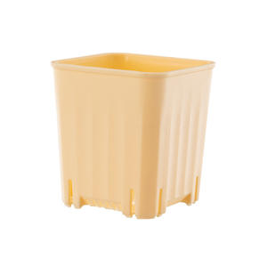 थोक पर्यावरण के अनुकूल मिनी वर्ग प्लास्टिक फूल बर्तन घर के लिए इनडोर/आउटडोर नर्सरी पॉट प्लांटर्स - Product Image 2