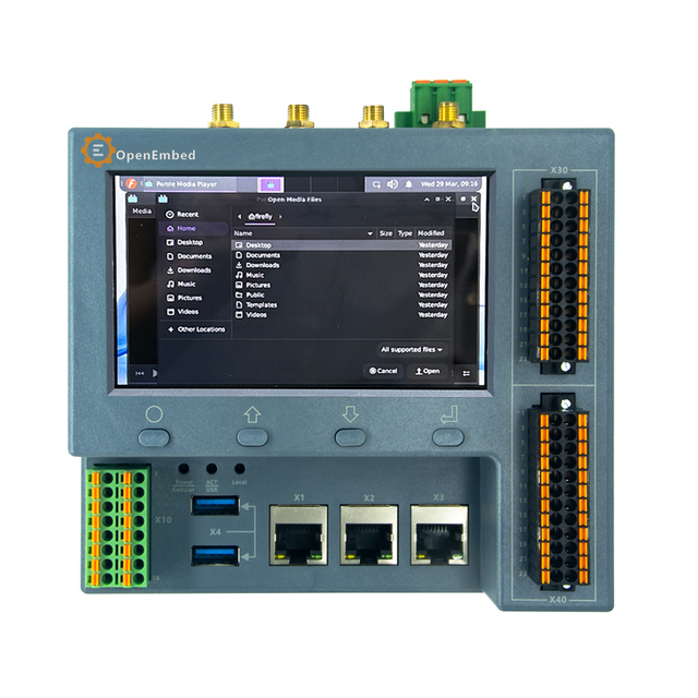 All-in-One Industrial Edge Controller Touch Screen PLC PAC Gateway HMI Router 4G LTE LoRa WIFI BLE IIOT Control PLC Programming