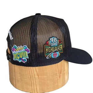 Chất Lượng Cao Tùy Chỉnh 3D Thêu Bông Có Cấu Trúc Ngoài Trời Giản Dị Mũ Bóng Chày 2025 Net Trucker Cap - Product Image 2