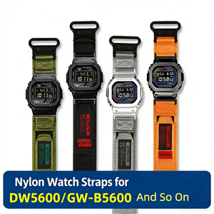 Bracelet en nylon modifié pour accessoires de montre, bracelet étanche en nylon pour DW5600/<span class=keywords><strong>GW</strong></span>-<span class=keywords><strong>M5610</strong></span> - Product Image 1