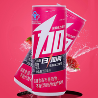 Pink Hat Rijiaman Energy Drinks Taurine Passievrucht Smaak Bubbel Smaak Fles 120ml*24