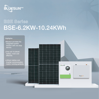 Système solaire hors réseau 6,2 kW 48V 6200W avec onduleur à onde sinusoïdale pure pour la maison