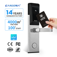 Système de contrôle d'accès par carte de haute qualité 13,56 kHz, système de carte-clé, clé intelligente, serrure de porte électronique RFID pour hôtel