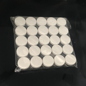 Contenedor redondo de plástico para cosméticos, bote pequeño de plástico colorido con bolsa OPP, 3g, 5g - Product Image 4