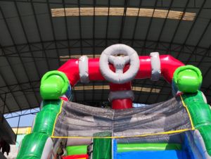 <span class=keywords><strong>Château</strong></span> gonflable aquatique avec toboggan aquatique gonflable, piscine, zones d'escalade et de ramassage, et jeux de sport et d'amusement pour l'extérieur - Product Image 6