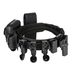 Artex Tactical Belt Men Black Padded Lightweight <b>MOLLE</b> 8-pieces Set Batonn <b>Bag</b> Duty Utility Waist Belt Pouch - Product Image 6