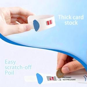 <span class=keywords><strong>Test</strong></span> de <span class=keywords><strong>grossesse</strong></span> à gratter, jeu de fête prénatale, cartes de révélation amusantes, non enceinte, 6 résultats de <span class=keywords><strong>grossesse</strong></span>, jeu de fête unisexe - Product Image 2