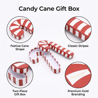 Boîte d'emballage personnalisée vide pour chocolat, en papier, pour bonbons, coffret cadeau de luxe, en forme de canette, 50 pièces