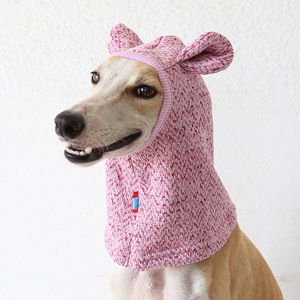 Winter Cat <b>Snood</b> Cute Rabbit Bear Knitted Polyester Calming Anti Surprise Pet Hat - Product Image 3