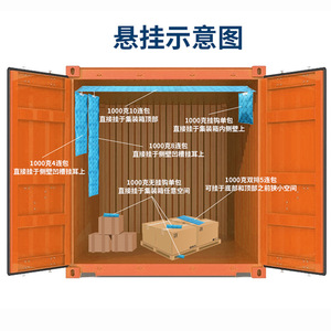1kg Container Desiccant with 1000g Calcium Chloride Flake Appearance; for Sea Freight Warehouse <b>Dehumidifier</b> - Product Image 2