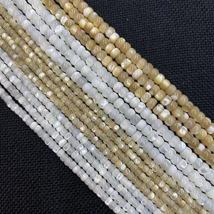 Factory Wholesale Trocas Gemstone Beads Cylindrical Jewelry Trochus Necklace