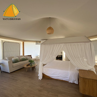 Maison mobile personnalisée Offre Spéciale luxe extérieur Safari Tente Loft pour hôtels et centres de villégiature en tissu PVC durable pour les campings
