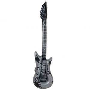 Juguetes de <span class=keywords><strong>guitarra</strong></span> inflables baratos para niños, juego de juguetes de decoración de fiesta de colores surtidos de PVC, <span class=keywords><strong>guitarra</strong></span> eléctrica inflable <span class=keywords><strong>Rock</strong></span> 'N Roll - Product Image 1