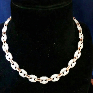 Elegant Unisex 925 <b>Silver</b> Miami Cuban <b>Chain</b> 12mm All Lengths VVS D Color Moissanite Stones Iced Hip Hop Style Vana Necklace - Product Image 1