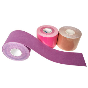 Bande de kinésiologie en coton 5cm*5m, imperméable, pour soutien des muscles de l'épaule et du genou, bande de kinésiologie pour la course à pied, bande musculaire élastique - Product Image 2