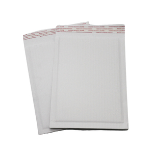 Custom Printed <b>white</b> Corrugated Kraft Paper Bag with peel and seal tape for Brand Logo & Merchandise Packaging - Product Image 1
