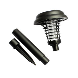 Lampe Solaire Anti-Moustiques Extérieure, Éclairage de Jardin Noir à Insérer dans le Sol, Répulsif Électrique Écologique pour Pelouse - Product Image 4