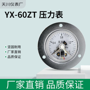 Manómetro de Presión Axial Yx 60zt de 60 mm, 0-1.6 MPa, con Contactos Eléctricos, Manómetro de Presión Hidráulica y de Aire, Shanghái - Product Image 5