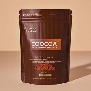 Fermeture à glissière en mylar marron pour biscuits au chocolat Pochette d'emballage étanche à l'humidité pour la surface d'impression par gravure d'aliments pour animaux de compagnie - Product Image 2