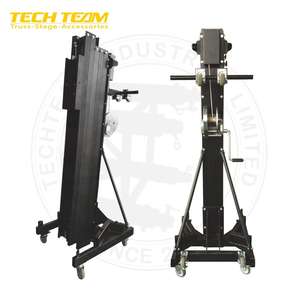 TL-540 Menara Rangka <span class=keywords><strong>Array</strong></span> Garis Pengangkat Pencahayaan Aluminium Baja Hitam - Product Image 3