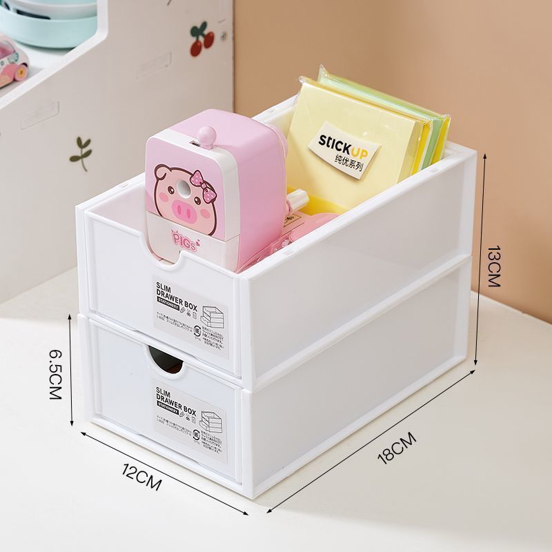 [Includes stickers] 2 white boxes