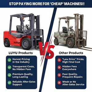 Forklift Diesel QUANCHAI 3 Ton Kecepatan Tinggi untuk Dalam Ruangan, Mesin Diesel, Transmisi Otomatis, Tinggi Angkat 8m, Tiang Tiga Tingkat - Product Image 3