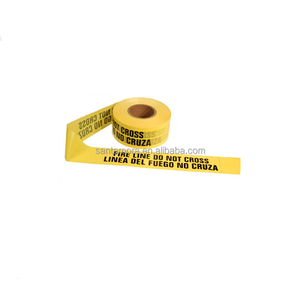 Cinta de advertencia para tuberías de agua de 2 pulgadas de ancho, cinta de barrera de polietileno para señalización de riesgos - Product Image 2
