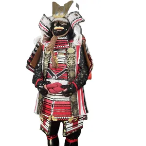 Red Wearable Samurai Armor cosplay party halloween Japanese traditional Samurai armors ancient roman armor