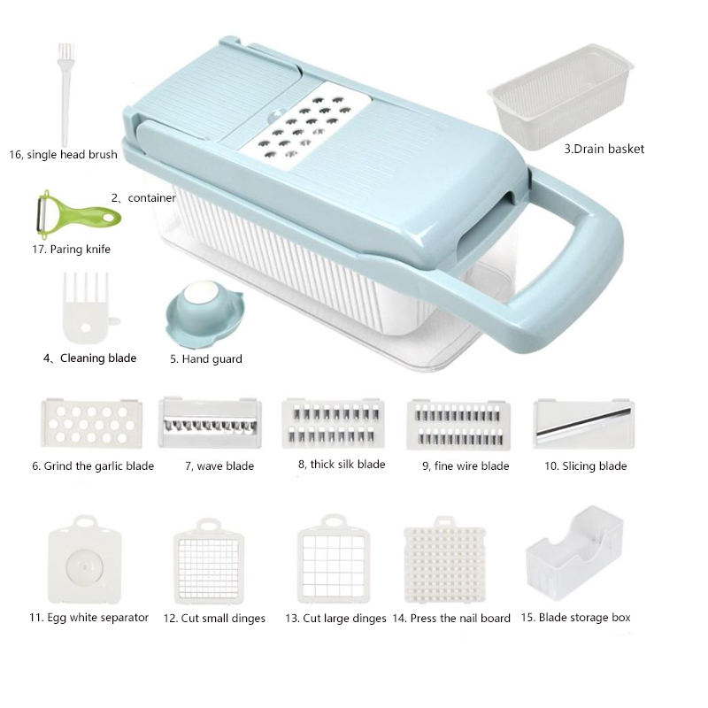 Lake blue and white long cover 17 in 1