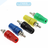 Borne de connexion en cuivre pur GIET M4x36 pour courant élevé 20A, borne de mise à la terre pour prise banane 4mm, base de prise banane