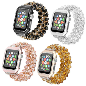 Las mujeres de <span class=keywords><strong>reloj</strong></span> de apple de cuero <span class=keywords><strong>reloj</strong></span> bandas con las chicas de 38mm 42mm <span class=keywords><strong>reloj</strong></span> <span class=keywords><strong>inteligente</strong></span> de la banda de muñeca - Product Image 2