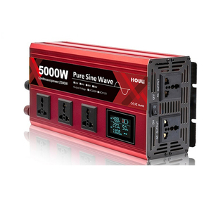 HOULI multi-interface 5kw 12V <span class=keywords><strong>48</strong></span> Volts Dc <span class=keywords><strong>220</strong></span> Volts Ac onduleur générateur à onde sinusoïdale Pure 5kw onduleur - Product Image 1