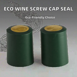 Tampa de Plástico Reciclável com Encolhimento Térmico em PVC para Selagem de Garrafas de Vinho, Não Reutilizável, Preço de Fábrica com Abas de Abertura - Product Image 2