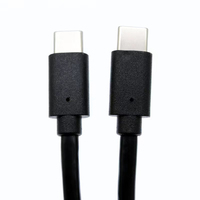 Cable de alimentación USB 2,0 A macho A doble usb tipo c, divisor Y personalizado, cable otg