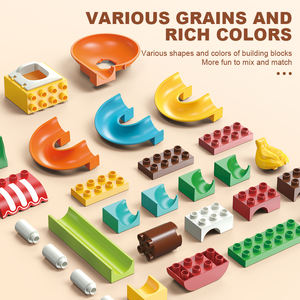 FEELO FL2321 2025 NOUVEAU Ensemble de blocs de construction DIY Scène de construction Blocs de construction pour enfants Catapulte de dinosaures Chute 78 pièces Grands blocs de construction Jouets de puzzle - Product Image 3