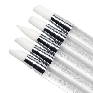 <span class=keywords><strong>Penna</strong></span> per scultura in Silicone con doppia punta per unghie e <span class=keywords><strong>smalto</strong></span> per unghie - Product Image 6