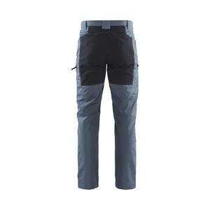 BLAKLADER - 145918458286D88 Pantalones de servicio con elástico entumecido azul/azul marino oscuro-PANTALONES DE TRABAJO EAN 7330509781524 - Product Image 2