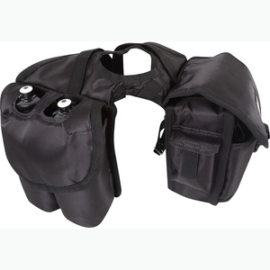Muestra Gratuita, Juego de 2 Alforjas para Motocicleta de Alta Calidad, Resistentes al Agua, de PVC con Tachuelas - Product Image 1