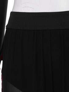 Women Latin <b>Dance</b> Practice Lyrical Outfit <b>Crop</b> <b>Top</b> And Wide Leg Pant Modern <b>Dance</b> Costume Performance Competition Stage Show - Product Image 5