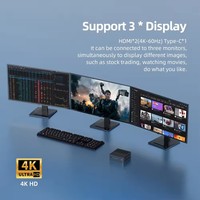 N100 N95 PC MINI untuk komputer Desktop win-dow mini pc Quad Core komputer kantor tipe-c DP output pendidikan sekolah