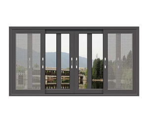 Trung Quốc Nhà Máy Tùy Chỉnh Nhôm Trượt Cửa Sổ Cách Âm Cho Nhà Khách Sạn Biệt Thự Thép Không Gỉ Cho Bên Ngoài Phòng Khách - Product Image 6